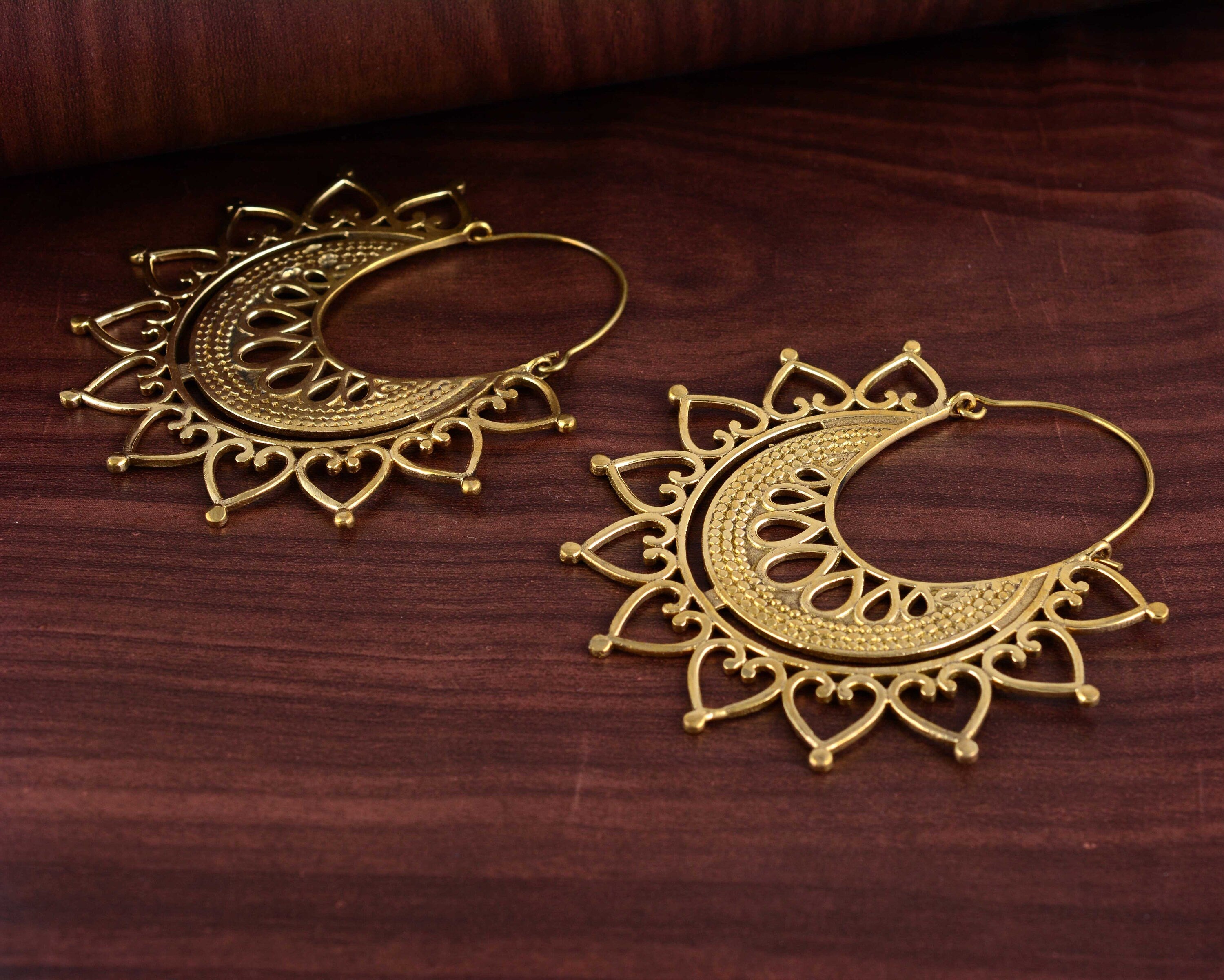 Lotus deals mandala earrings